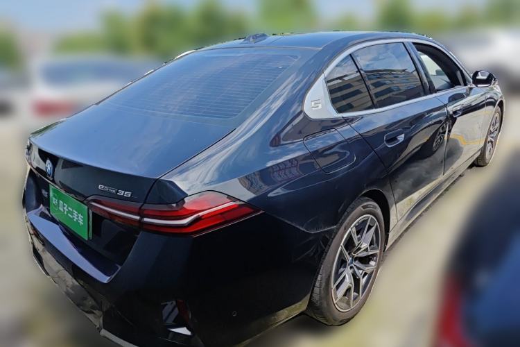 Used BMW i5 2024 eDrive 35L M Sport Package Rear Right 45 Deg