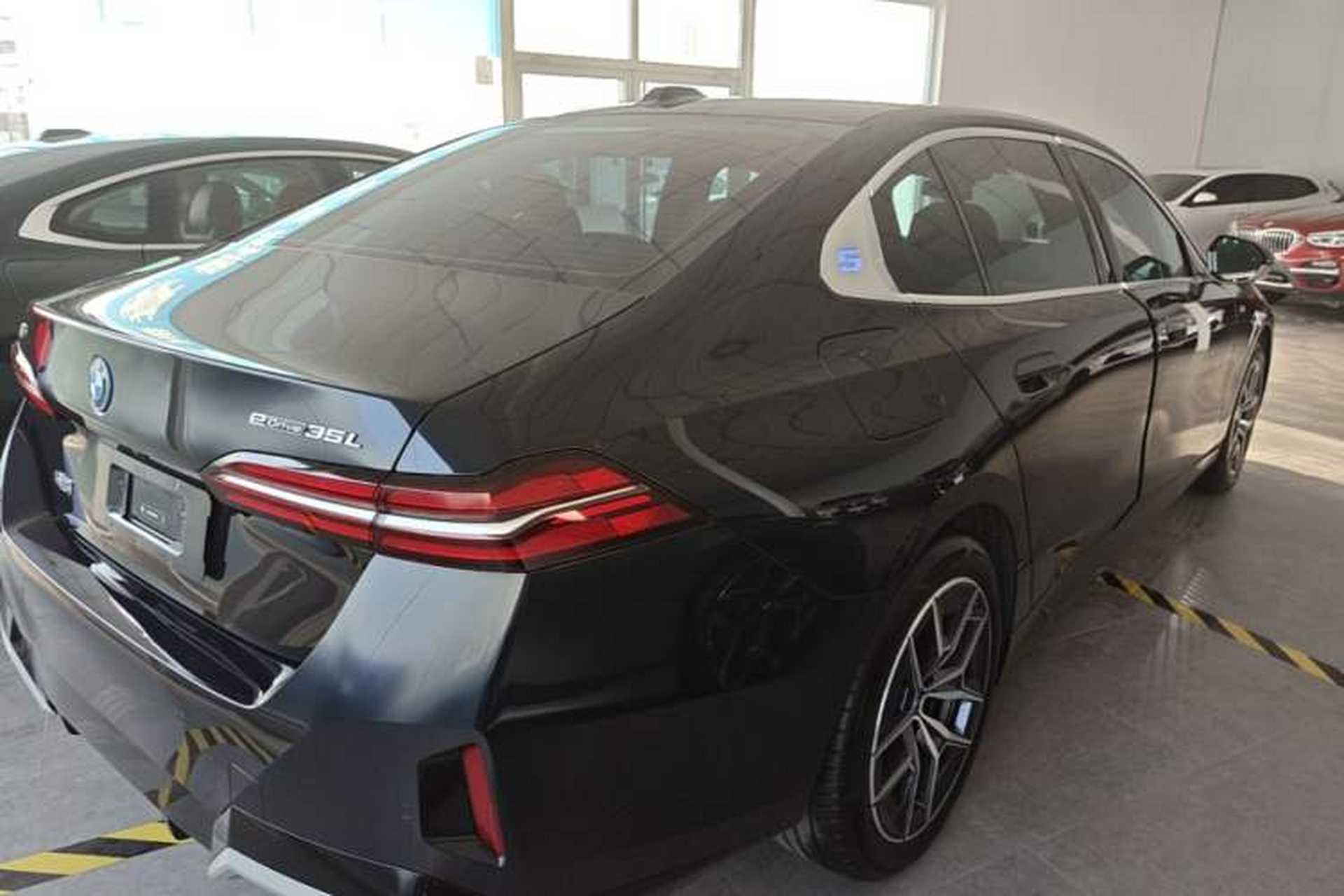 Used BMW i5 2024 eDrive 35L Luxury Model with M Sport Package Rear Right 45 Deg