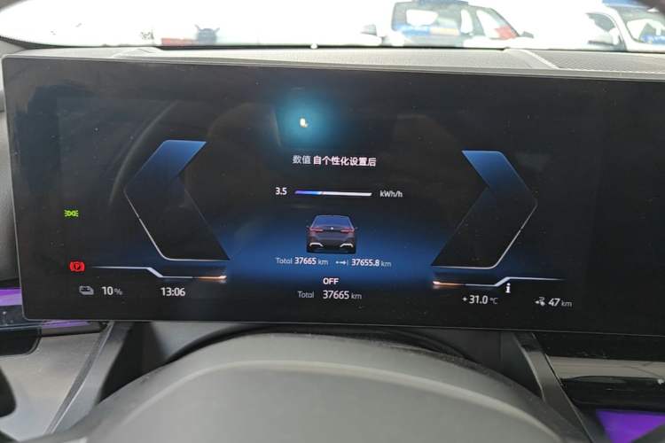 Used BMW i5 2024 eDrive 35L Luxury Model with M Sport Package Instrument Cluster