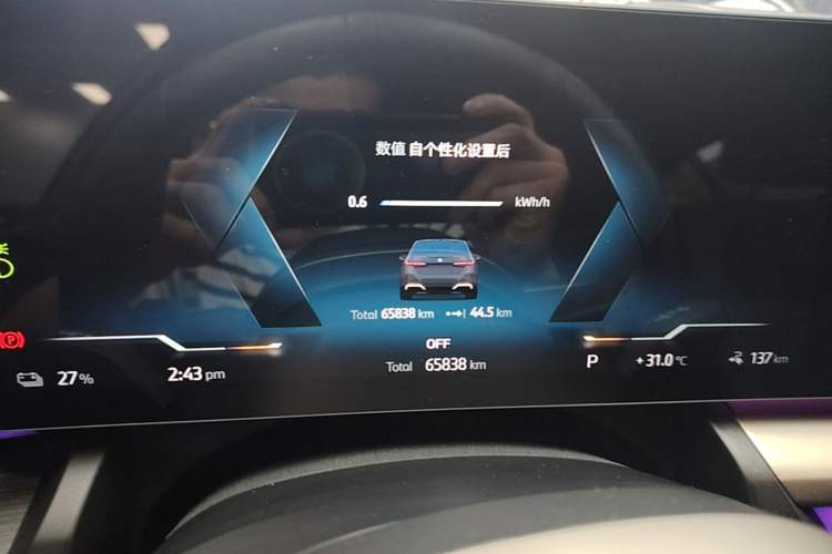 Used BMW i5 2024 eDrive 35L Luxury Model with M Sport Package Instrument Cluster