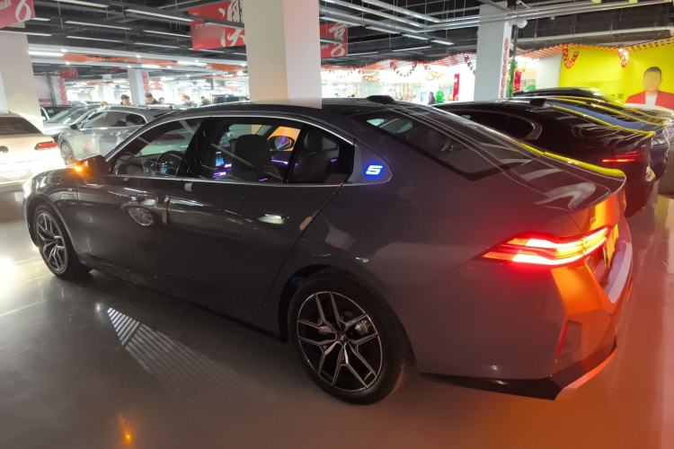 Used BMW i5 2024 eDrive 35L Luxury Model with M Sport Package Left Side
