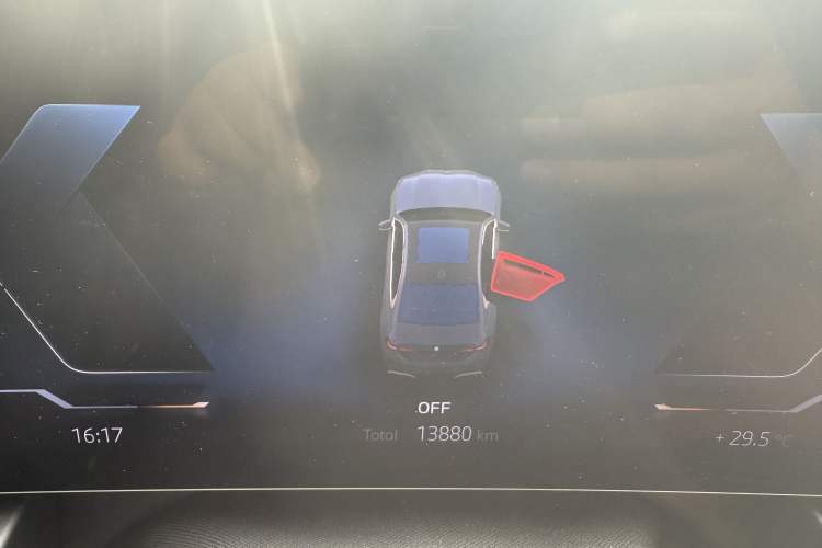 Used BMW i5 2024 eDrive 35L M Sport Package Odometer Close Up