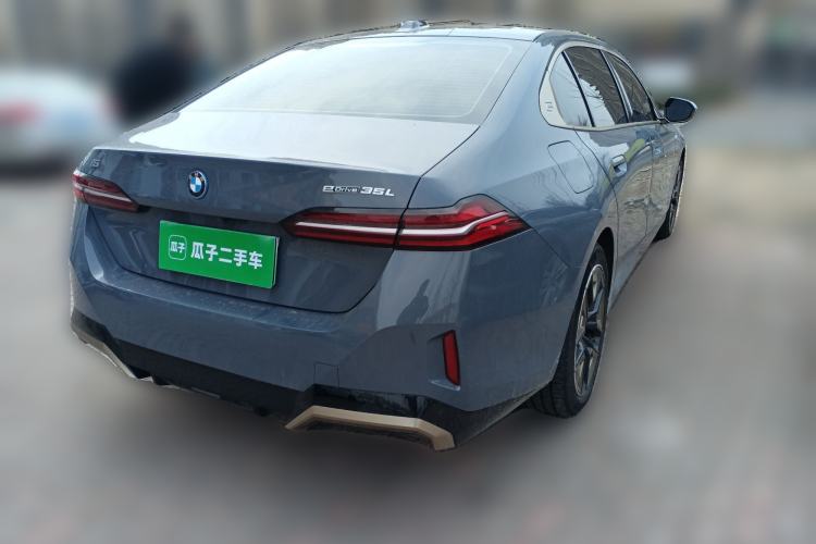 Used BMW i5 2024 eDrive 35L Luxury Model with M Sport Package Rear Right 45 Deg