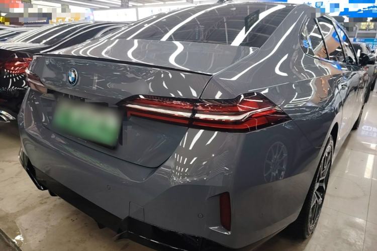 Used BMW i5 2024 eDrive 35L Luxury Model with M Sport Package Rear Right 45 Deg