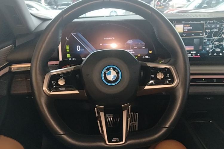 Used BMW i5 2024 eDrive 35L Luxury Model with M Sport Package Steering Wheel