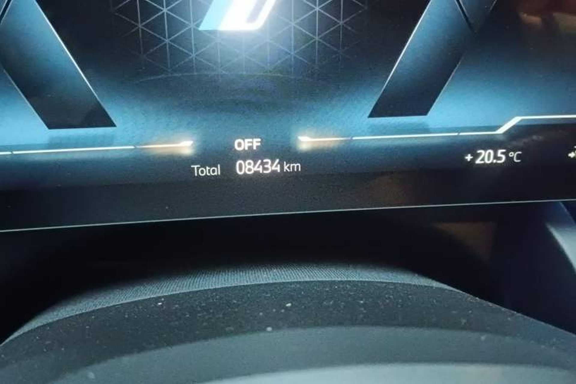 Used BMW i5 2024 eDrive 35L Luxury Model with M Sport Package Odometer Close Up