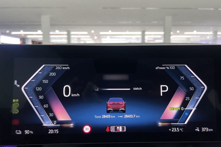 Used BMW i5 2024 eDrive 35L Luxury Model with M Sport Package Instrument Cluster