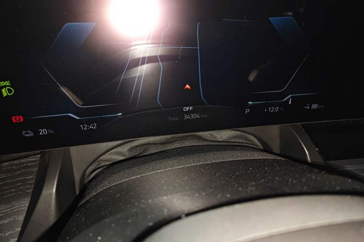 Used BMW i5 2024 eDrive 35L Prestige Luxury Package Odometer Close Up