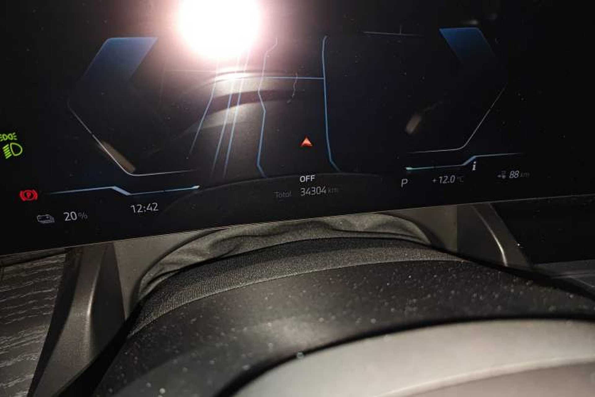 Used BMW i5 2024 eDrive 35L Prestige Luxury Package Odometer Close Up