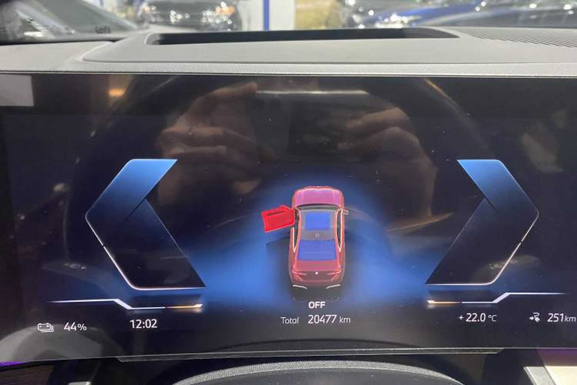 Used BMW i5 2024 eDrive 35L Luxury Model with M Sport Package Odometer Close Up