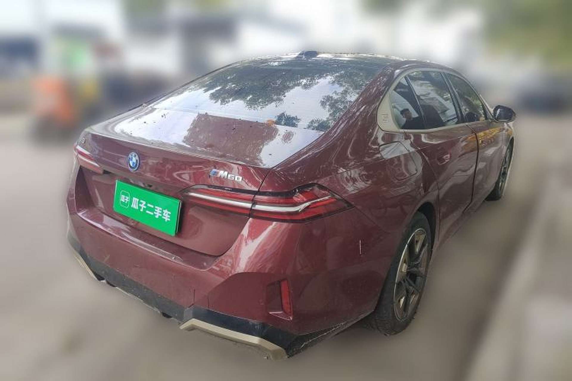 Used BMW i5 2024 eDrive 35L Luxury Model with M Sport Package Rear Right 45 Deg