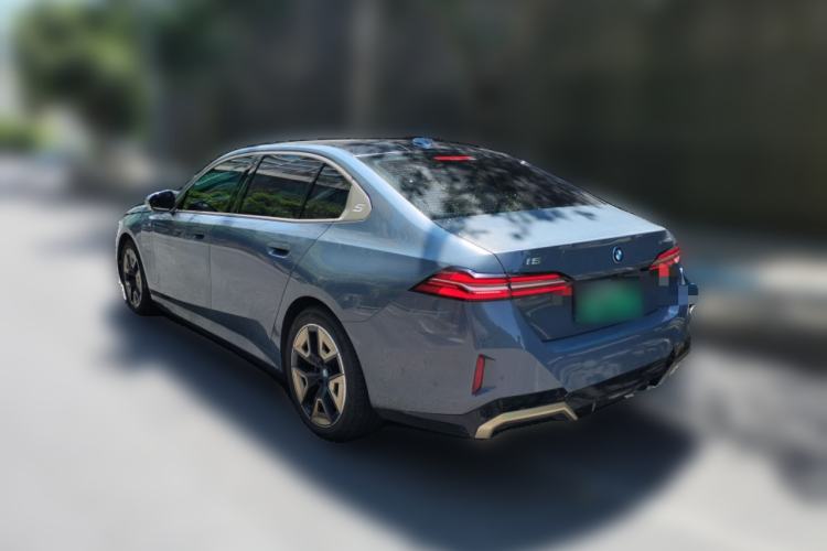 Used BMW i5 2024 eDrive 35L Luxury Model with M Sport Package Rear Left 45 Deg