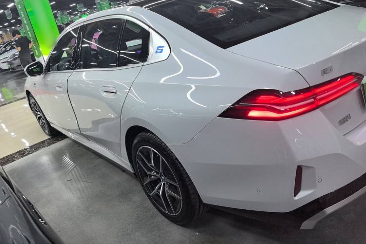Used BMW i5 2024 eDrive 35L Luxury Model with M Sport Package Left Side