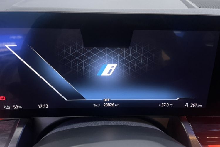 Used BMW i5 2024 eDrive 35L Luxury Package Odometer Close Up