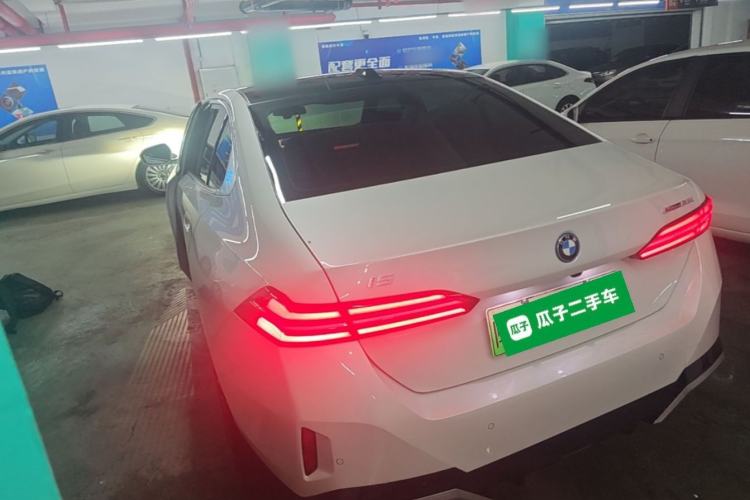 Used BMW i5 2024 eDrive 35L M Sport Package Rear Left 45 Deg