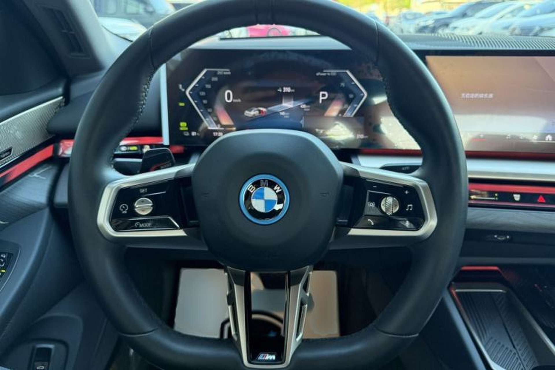 Used BMW i5 2024 eDrive 35L Luxury Model with M Sport Package Steering Wheel
