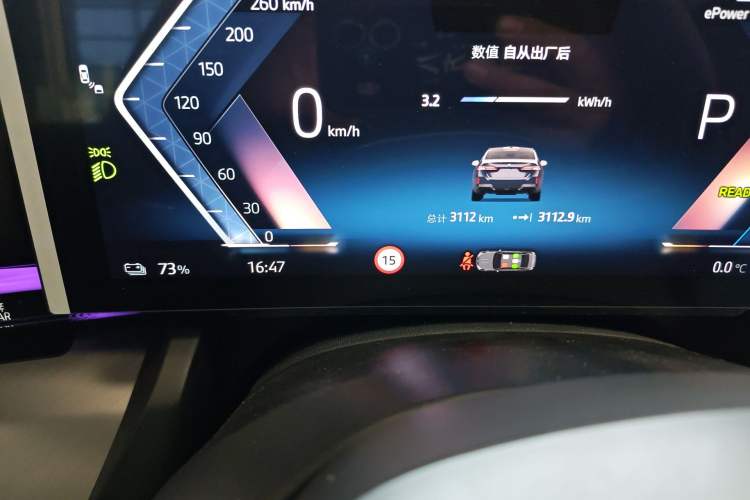 Used BMW i5 2025 eDrive 40L M Sport Package Odometer Close Up