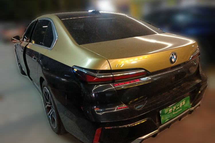 Used BMW i7 2023 eDrive50L Leading M Sport Package Rear Left 45 Deg