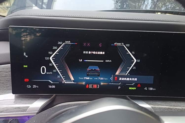 Used BMW i7 2023 eDrive50L Prestige M Sport Package Instrument Cluster