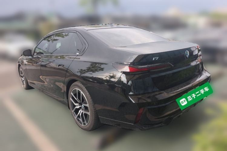 Used BMW i7 2023 eDrive50L Leading M Sport Package Rear Left 45 Deg