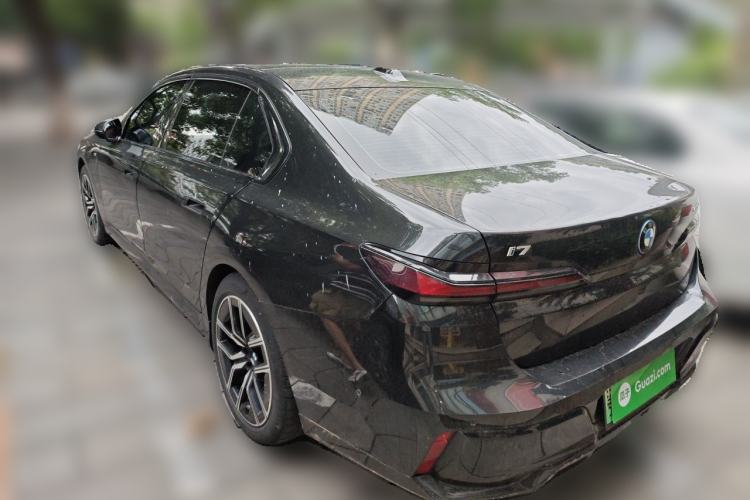 Used BMW i7 2023 eDrive50L Leading M Sport Package Rear Left 45 Deg