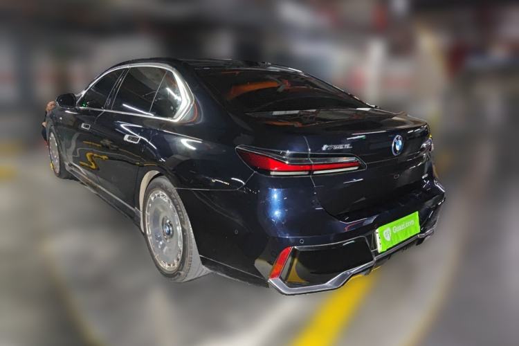 Used BMW i7 2023 eDrive50L Leading M Sport Package Rear Left 45 Deg