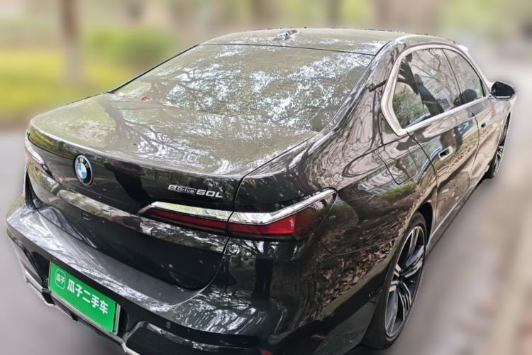 Used BMW i7 2023 eDrive50L Prestige M Sport Package Rear Right 45 Deg