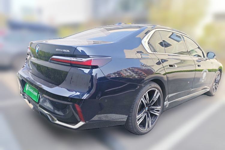 Used BMW i7 2023 eDrive50L Prestige M Sport Package Rear Right 45 Deg