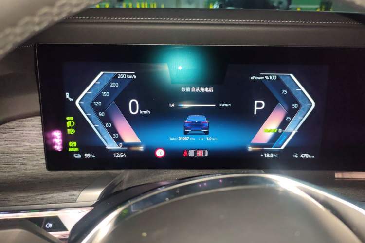 Used BMW i7 2023 eDrive50L Prestige Luxury Package Instrument Cluster