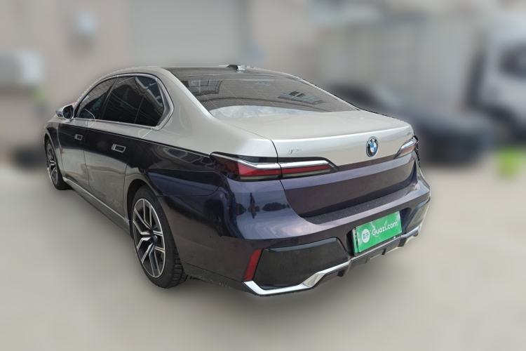 Used BMW i7 2023 eDrive50L Leading M Sport Package Rear Left 45 Deg