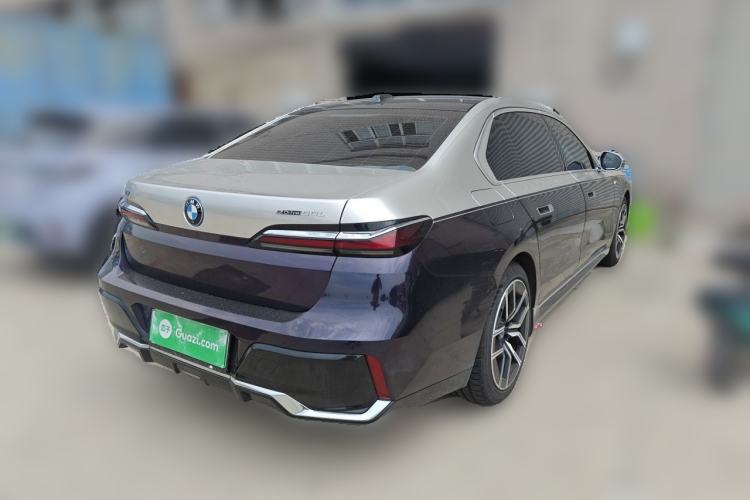 Used BMW i7 2023 eDrive50L Leading M Sport Package Rear Right 45 Deg