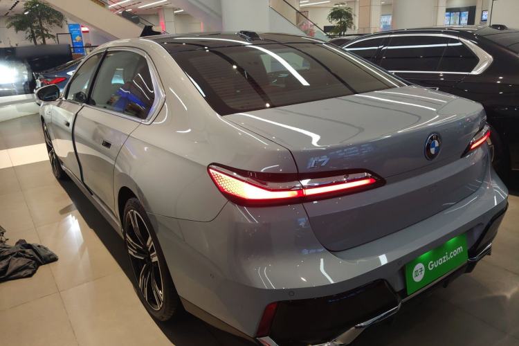 Used BMW i7 2023 eDrive50L Prestige M Sport Package Rear Left 45 Deg