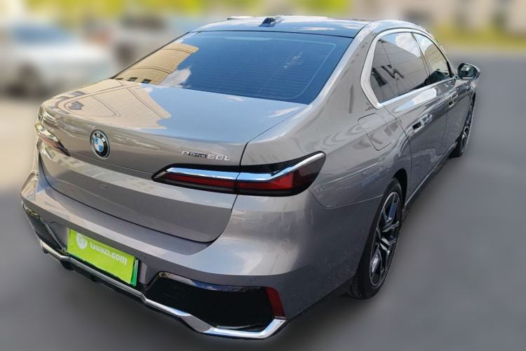 Used BMW i7 2023 eDrive50L Leading M Sport Package Rear Right 45 Deg