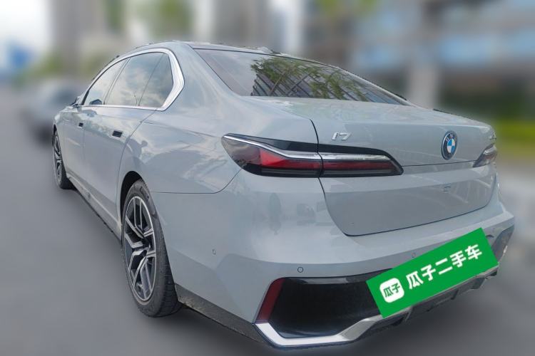Used BMW i7 2023 eDrive50L Leading M Sport Package Rear Left 45 Deg