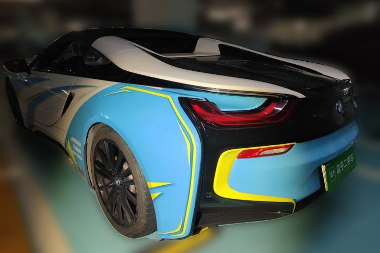 Used BMW i8 2019 Convertible Sports Car Rear Left 45 Deg