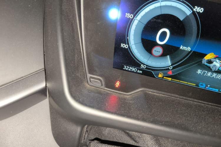 Used BMW i8 2019 Convertible Sports Car Odometer Close Up