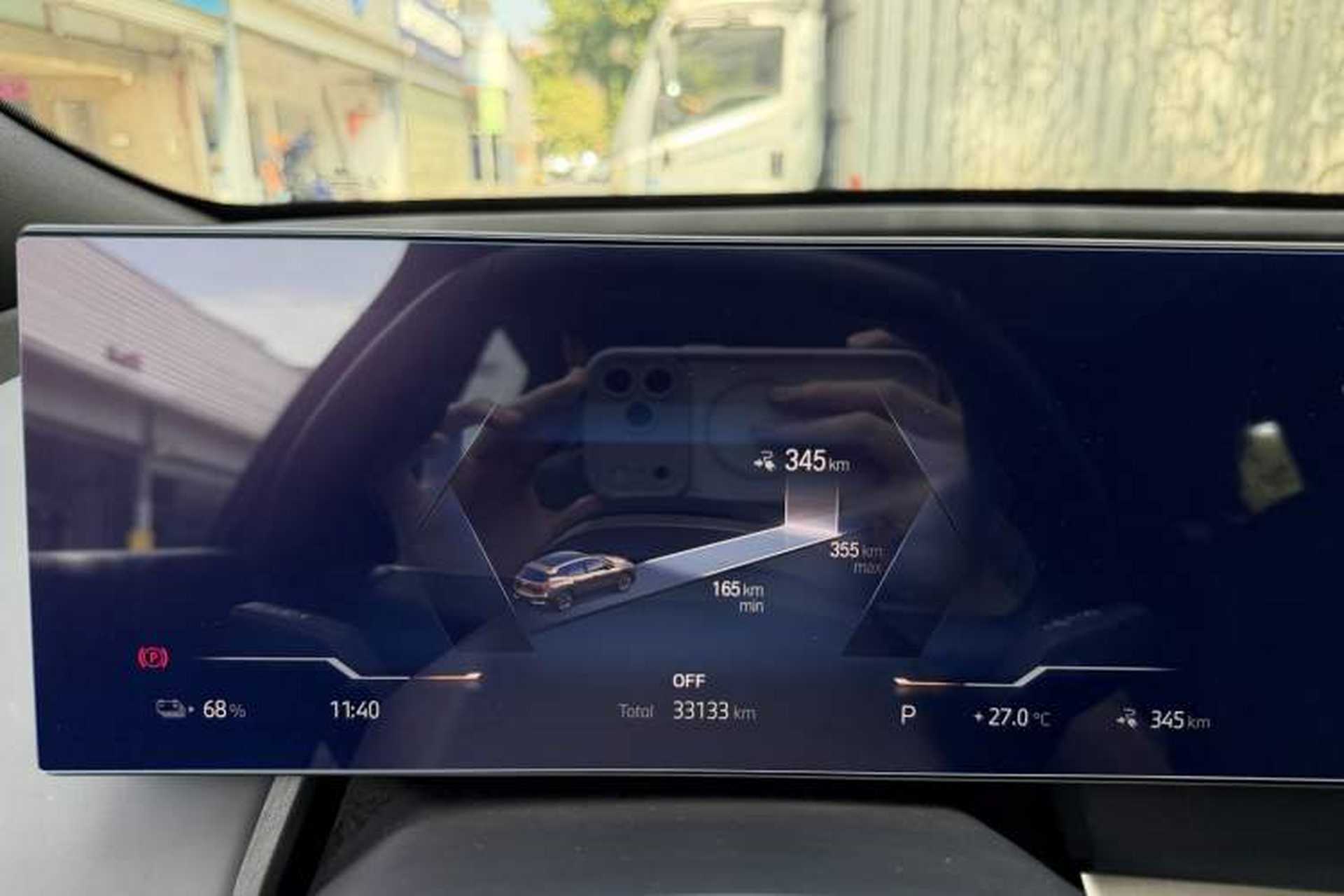 Used BMW iX 2022 M60 Odometer Close Up