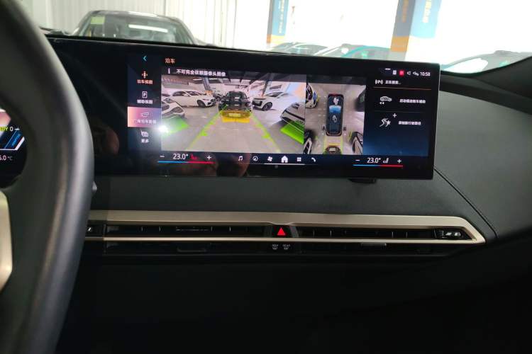 Used BMW iX 2023 xDrive40 Audio And AC Panel