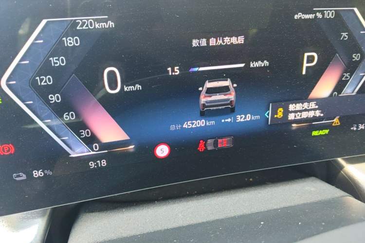 Used BMW iX1 2023 xDrive30L M Sport Package Odometer Close Up