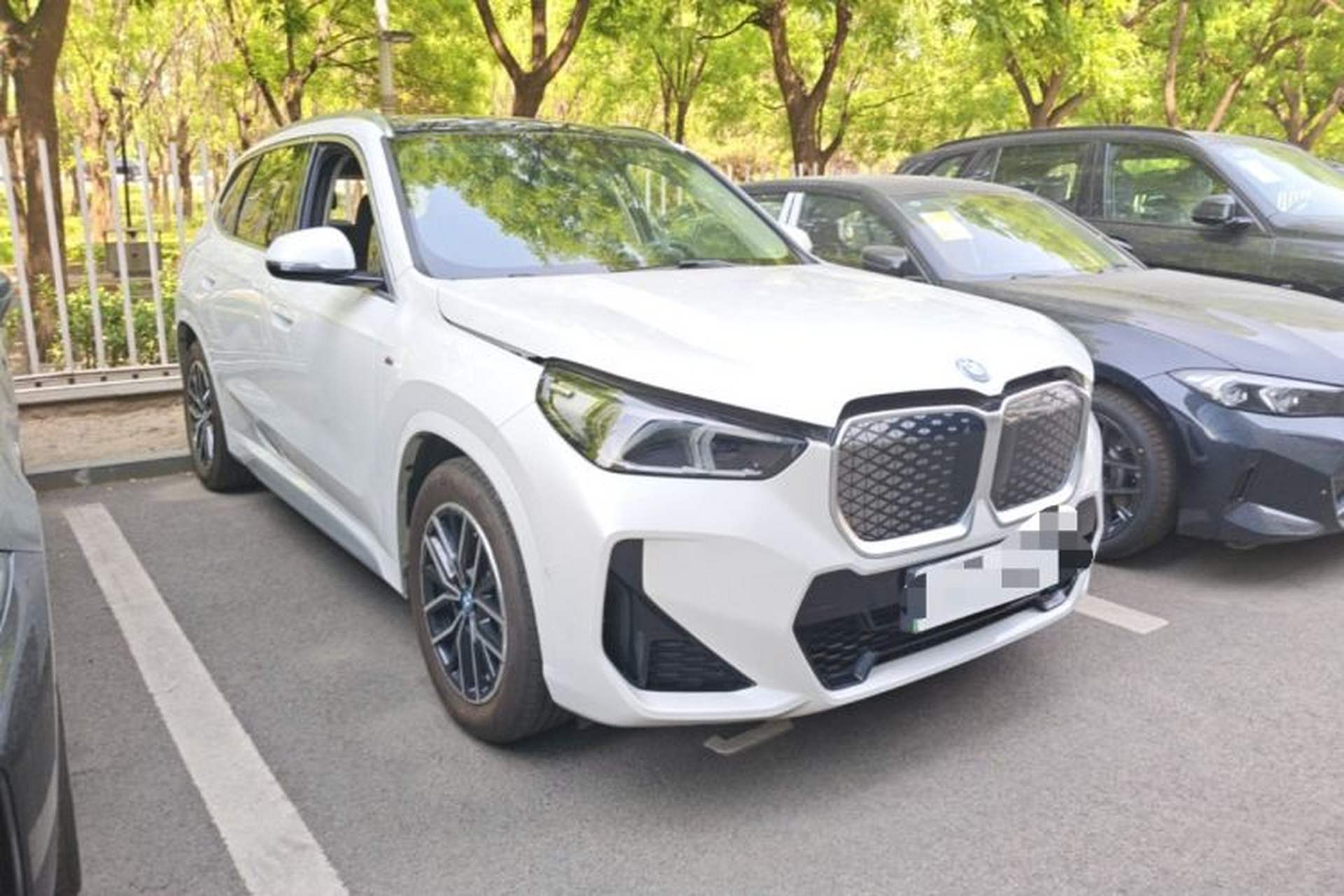 Used BMW iX1 2023 eDrive25L M Sport Package Front Right 45 Deg