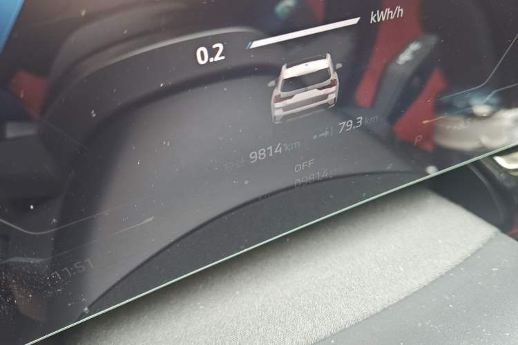 Used BMW iX1 2023 eDrive25L X Design Package Odometer Close Up