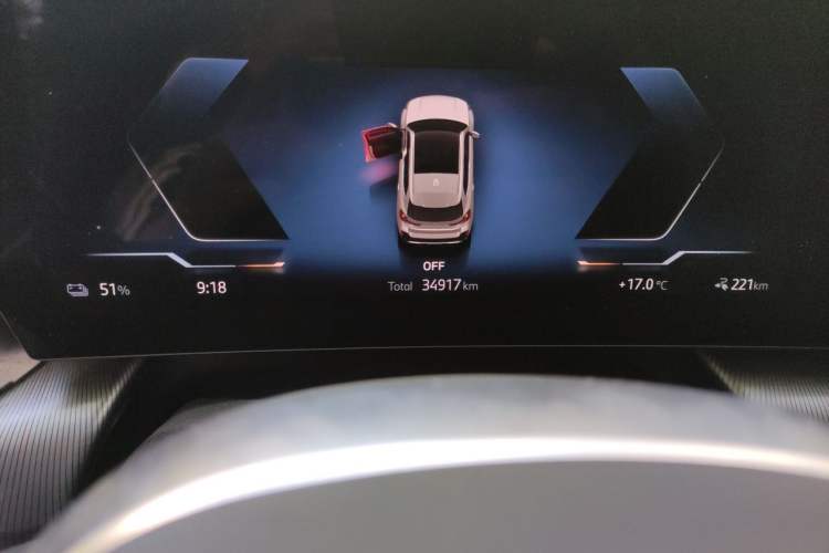 Used BMW iX1 2023 eDrive25L M Sport Package Odometer Close Up