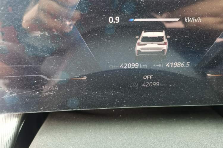Used BMW iX1 2023 eDrive25L M Sport Package Odometer Close Up