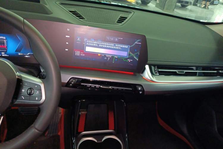 Used BMW iX1 2025 xDrive30L M Sport Midnight Edition Package Audio And AC Panel