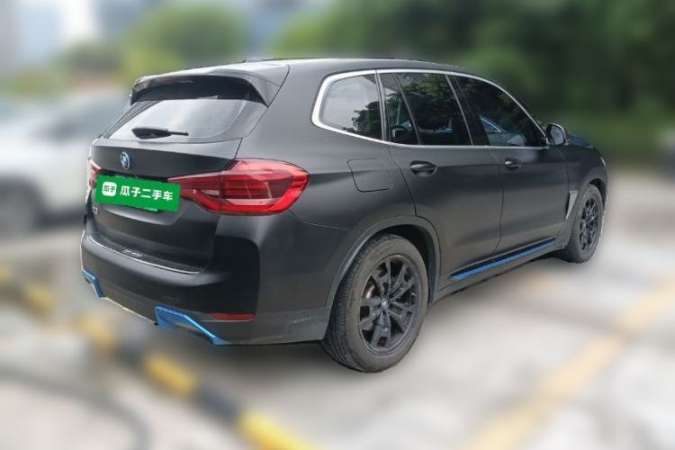 Used BMW iX3 2021 Leading Model Rear Right 45 Deg