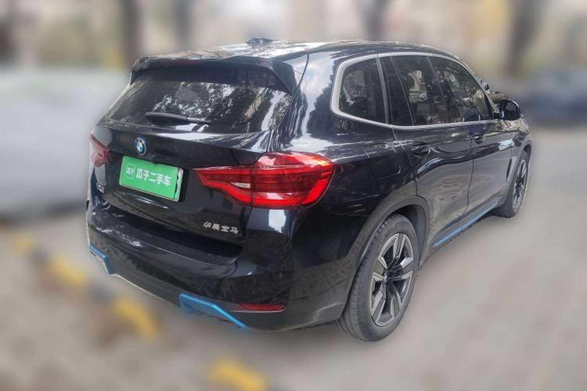 Used BMW iX3 2021 Leading Model Rear Right 45 Deg