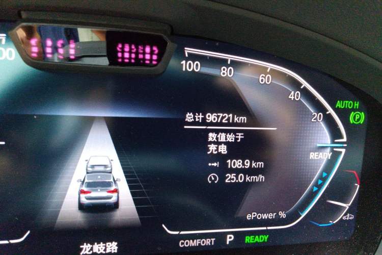 Used BMW iX3 2021 Updated Leading Type Odometer Close Up