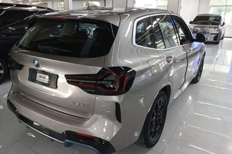 Used BMW iX3 2021 Updated Leading Edition Rear Right 45 Deg