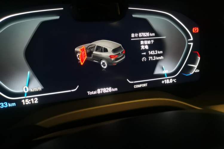 Used BMW iX3 2021 Leading Model Instrument Cluster