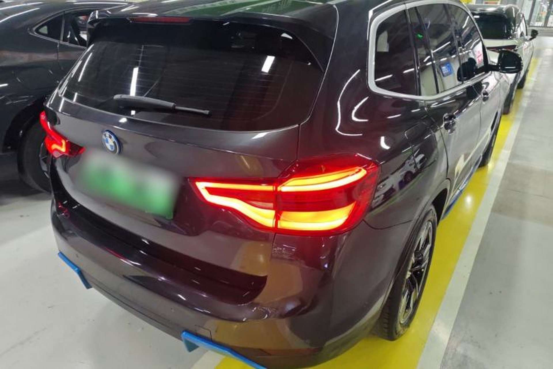 Used BMW iX3 2021 Leading Model Rear Right 45 Deg